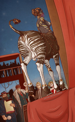 animal_genitalia animal_vulva anus butt catwalk ear_piercing female fur genitals jewelry jewelry_only looking_back piercing presenting raised_tail solo striped_body striped_fur stripes tail teats udders veil vulva zuckergelee giraffid giraffid_taur human mammal mammal_taur okapi okapi_taur taur 2026 absurd_res hi_res