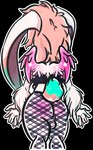 anthro butt curvy_figure feathering femboy fur hair horn long_hair male scut_tail short_tail solo tail thick_thighs wings sparklepupfaeri mythology colton_(sparklepupfaeri) domestic_rabbit english_lop equid equine lagomorph leporid lop_rabbit mammal mythological_creature mythological_equine oryctolagus rabbit unicorn alpha_channel hi_res