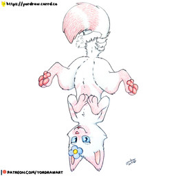 3_toes ass_up blue_eyes butt claws crotch_lines feet female flower foot_fetish fur legs_in_air legs_up looking_at_viewer open_mouth patreon_logo patreon_username pawpads paws pink_nose pink_pawpads plant smile smiling_at_viewer solo spread_legs spreading tail tail_grab text toes tongue yordraw capcom monster_hunter patreon pansy_(mhs) felid feline mammal 1:1 hi_res painting_(artwork) traditional_media_(artwork) traditional_painting_(artwork) url