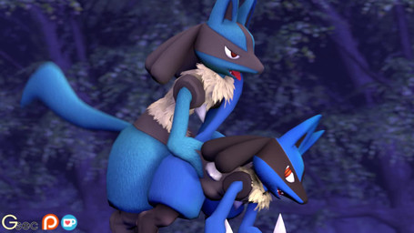all_fours ambiguous_penetration anthro anthro_on_anthro anthro_penetrated anthro_penetrating anthro_penetrating_anthro black_body blue_body blue_fur breath doggystyle duo female forest from_behind_position fur intraspecies ko-fi_logo looking_pleasured male male/female male_penetrating moan multicolored_body night outside_sex panting patreon_logo penetration penile penile_penetration plant sex tongue tongue_out tree glitched_securitron ko-fi nintendo patreon pokemon generation_4_pokemon lucario pokemon_(species) 16:9 3d_(artwork) 3d_animation animated digital_media_(artwork) hi_res short_playtime sound source_filmmaker_(artwork) video widescreen
