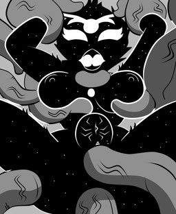 abdominal_bulge ambiguous_gender anthro arm_grab belly_tattoo black_body cosmic_feathers feathers female forced grabbing_neck horn leg_grab neck_grab penetration questionable_consent rape sex solo submissive submissive_female tattoo tentacle_in_vagina tentacle_penetration tentacle_rape tentacle_sex tentacles vaginal vaginal_penetration white_eyes mazkel_art lady_of_fire_(adlm13) humanoid absurd_res hi_res