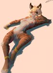anthro breasts fangs female fur genitals hair looking_at_viewer nipples nude pussy sabertooth_(anatomy) simple_background solo teeth ferrn lucy_(ferrn) felid feline felis hybrid mammal pantherine prehistoric_species absurd_res digital_media_(artwork) hi_res huge_filesize