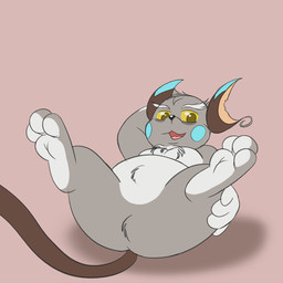 3_toes anthro arm_tuft barefoot belly butt daddy_kink elbow_tuft eye_bags eyebrows feet fluffy fluffy_chest fluffy_hair foot_fetish foot_focus fur grey_body grey_fur hair lying male moobs on_back pawpads presenting presenting_hindquarters slightly_chubby slightly_chubby_male soles solo spread_legs spreading tail teasing thick_eyebrows thick_thighs toes tuft wide_hips yellow_eyes lunamuenster nintendo pokemon weber_(lunamuenster) generation_1_pokemon mammal pokemon_(species) raichu rodent 1:1 colored_sketch concept_art hi_res sketch