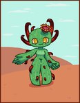5_fingers big_head border breasts cactus casual_nudity chibi closed_smile cloud day desert eyelashes featureless_breasts featureless_crotch female fingers flower_on_head green_body happy looking_at_viewer mouth_closed multicolored_body no_pupils not_furry nude orange_border outside plant red_body shadow smile standing thorns yellow_eyes sadishguy cc-by-nc creative_commons cactus_creature cactus_humanoid elemental_creature elemental_humanoid flora_fauna humanoid plant_humanoid 2025 aliasing binary_drawing cel_shading digital_drawing_(artwork) digital_media_(artwork) full-length_portrait portrait shaded