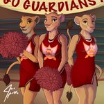 anthro breasts cheerleader clothing female group gym looking_at_viewer pom_poms school trio jace_apollo disney the_lion_guard the_lion_king kiara_(the_lion_king) tiifu_(the_lion_guard) zuri_(the_lion_guard) felid lion mammal pantherine 1:1