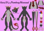 animal_genitalia anthro claws femboy fluffy fluffy_tail fur genital_slit genitals heterochromia male neck_tuft open_mouth pawpads paws penis ribbed_penis solo tail text tuft raevi10 mythology dragon furred_dragon furred_scalie mythological_creature mythological_scalie scalie absurd_res english_text hi_res model_sheet