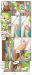 2016 absurd_res blush bodily_fluids breasts caught clothed clothing comic cum cum_in_pussy cum_inside dialogue duo english_text erection female female_penetrated from_front_position fuckboy gardevoir generation_3_pokemon genital_fluids genitals green_hair hair hi_res human human_on_humanoid humanoid interspecies lying male male/female male_penetrating male_penetrating_female mammal masterploxy missionary_position multiple_orgasms nintendo nipples not_furry on_back orgasm penetration penile penile_penetration penis penis_in_pussy pokemon pokemon_(species) pokemon_speak pussy red_eyes sex standing standing_missionary_position standing_position standing_sex text vaginal vaginal_fluids vaginal_penetration