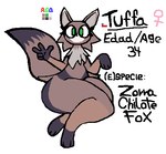 big_butt butt character_bio female solo thick_thighs kifirelava tuffa_(kifirelava) canid canine fox mammal character_name low_res