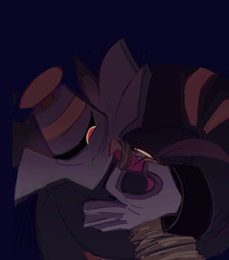 anthro bound clenched_teeth duo frown glare holding_another holding_head male muzzle_(object) muzzled red_eyes rope rope_muzzle scowl size_difference smile smirk teeth yellow_eyes scribzag nintendo pokemon pokemon_mystery_dungeon spike_chunsoft dusknoir_(eotds) grovyle_the_thief dusknoir generation_3_pokemon generation_4_pokemon grovyle pokemon_(species) hi_res
