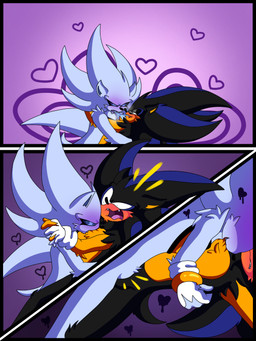 bite bulge duo ease_and_release excited male male/male nazo_the_hedgehog someweirdnut nazo_unleashed sega sonic_the_hedgehog_(series) nazo_(sonic) seelkadoom eulipotyphlan hedgehog mammal 3:4 comic hi_res
