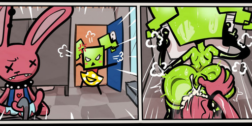 2_panel_comic 4_fingers anal anal_fingering anal_penetration angry anthro anthro_penetrating anthro_penetrating_female anthro_penetrating_humanoid anus armwear bathroom bent_over big_butt big_penis black_armwear black_bracelet black_clothing black_collar black_ear_piercing black_elbow_gloves black_gloves black_handwear black_legwear black_nose black_thigh_highs blue_clothing blue_door blue_jacket blue_topwear blush blush_stickers bodily_fluids bow_tie bracelet butt butt_grab checkered checkered_floor clothed clothed_female clothed_humanoid clothing cloud_emanata collar cross-popping_vein cum cum_from_vagina cum_in_vagina cum_inside doggystyle door double_penetration dress duo ear_piercing elbow_gloves emanata faucet female female_humanoid female_on_anthro female_penetrated fingering fingers from_behind_position fur genital_fluids genitals glistening glistening_armwear glistening_back glistening_body glistening_butt glistening_clothing glistening_elbow_gloves glistening_gloves glistening_handwear glistening_skin glistening_thighs gloves green_anus green_body green_butt green_hair green_skin green_vulva hair hand_on_butt handwear humanoid_genitalia humanoid_on_anthro humanoid_penetrated humanoid_penis humanoid_vulva inside interspecies jacket jewelry larger_sub legwear male male/female male_on_humanoid male_penetrating male_penetrating_female male_penetrating_humanoid multicolored_clothing multicolored_dress open_clothing open_jacket open_mouth open_topwear opening_door overbite penetration penis piercing pigtails pink_blush polka_dot_dress public_restroom red_body red_bow_tie red_fur red_penis sex sink size_difference square_(anatomy) square_head submissive sweat sweaty_back sweaty_body sweaty_butt sweaty_head sweaty_skin tan_inner_ear teeth thick_thighs thigh_highs toilet topwear two_tone_clothing two_tone_dress vaginal vaginal_penetration vein veiny_penis vulva washing_hands water wide_hipped_female wide_hipped_humanoid wide_hips window x_eyes yellow_clothing yellow_dress bav instant_loss_2koma mario_bros nintendo paper_mario mimi_(paper_mario) thober_(bav) humanoid lagomorph leporid mammal rabbit 2025 comic digital_media_(artwork) textless