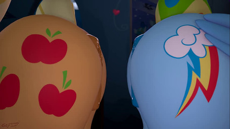 anal anal_kiss anal_tugging anus anus_focus ass_to_ass big_butt blue_body bodily_fluids butt clitoral_winking clitoris cutie_mark duo equine_anus feathered_wings feathers female female/female female_feral feral feral_on_feral genital_fluids genitals hair heart_symbol moon multicolored_hair orange_body puffy_anus rainbow_hair raised_tail sex side_view tail tail_anus tail_aside thick_thighs vulva wings godoffury sound_warning friendship_is_magic hasbro my_little_pony mythology applejack_(mlp) rainbow_dash_(mlp) earth_pony equid equine horse mammal mythological_creature mythological_equine pegasus pony 3d_(artwork) 3d_animation animated digital_media_(artwork) loop sound webm