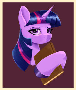book border female feral hooves horn looking_at_viewer simple_background smile smiling_at_viewer solo yellow_border lillslim friendship_is_magic hasbro my_little_pony mythology twilight_sparkle_(mlp) equid equine mammal mythological_creature mythological_equine unicorn absurd_res headshot_portrait hi_res portrait