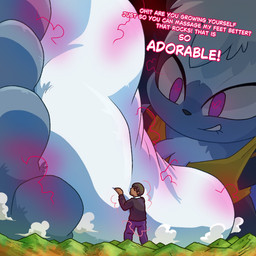 5_toes anthro bite biting_lip black_body black_hair black_skin dialogue duo extreme_size_difference feet female foot_fetish foot_focus foot_rub fur grey_body grey_fur growing hair heart_symbol looking_down macro male purple_eyes size_difference text toes transformation white_body white_fur thesigmaarts idw_publishing sega sonic_the_hedgehog_(comics) sonic_the_hedgehog_(idw) sonic_the_hedgehog_(series) tangle_the_lemur human lemur mammal primate ring-tailed_lemur strepsirrhine 1:1 hi_res