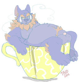 animal_genitalia animal_penis anthro balls beard container cup facial_hair fur genitals lying male moobs multicolored_body multicolored_fur nipples nude orange_beard orange_facial_hair overweight overweight_male pawpads penis penis_tip purple_body purple_fur sheath simple_background solo tea_cup tusks white_background yellow_sclera tbid asian_mythology east_asian_mythology mythology kahunui foo_dog mammal 2015 signature