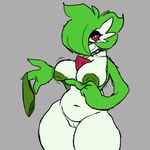 1:1 anthro areola bedroom_eyes big_breasts blush breast_expansion breasts clothed clothing digital_media_(artwork) expansion female gardevoir generation_3_pokemon genitals girlpenisworld green_areola green_nipples growth hair half-closed_eyes hi_res holding_clothing holding_object holding_panties holding_underwear humanoid humanoid_genitalia looking_at_viewer mostly_nude narrowed_eyes nintendo nipples not_furry panties pokemon pokemon_(species) pussy seductive simple_background smile solo taking_off_shirt thick_thighs topwear trans_(lore) trans_woman_(lore) underwear undressing