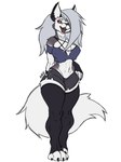 anthro big_breasts breasts ear_piercing ear_ring female happy piercing ring_piercing thick_thighs wide_hips andy_234 helluva_boss mythology loona_(helluva_boss) canid canid_demon canine demon hellhound mammal mythological_canine mythological_creature 3:4 hi_res