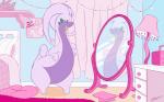 16:10 2019 2d_animation ambiguous_gender animated antennae_(anatomy) anthro azumarill bedroom dragon frame_by_frame garrts generation_1_pokemon generation_2_pokemon generation_3_pokemon generation_6_pokemon goodra hands_on_hips inside loop machamp mirror mythological_creature mythological_scalie mythology nintendo plushie pokemon pokemon_(species) poster purple_body purple_skin reflection scalie shaking_hips short_playtime skitty slime smile smirk smug solo tail thick_tail thick_thighs wide_hips widescreen