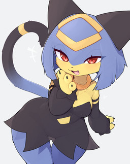 anthro biped breasts clothed clothed_anthro clothed_female clothing female fingers front_view fur looking_at_viewer simple_background smile solo standing tail devil-vox palworld pocketpair felid feline mammal pal_(species) sekhmet_(pal) 2026 digital_drawing_(artwork) digital_media_(artwork) hi_res