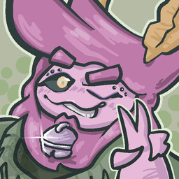 antennae_(anatomy) beard bell bell_collar clothing collar dark_sclera facial_hair fur gesture green_clothing green_sweater green_topwear hair hand_gesture looking_at_viewer male one_eye_closed pink_beard pink_body pink_facial_hair pink_fur pink_hair simple_background smile solo sweater topwear v_sign wink winking_at_viewer yellow_antennae yellow_eyes double_aye_batteries nash_(double_aye) arthropod insect lepidopteran moth 1:1 genderfluid_(lore)