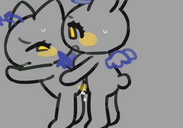 ambiguous_penetration anthro arm_grab arm_pull bent_over blush bodily_fluids bouncing_butt butt chibi cum cum_inside cum_on_leg duo erection excessive_cum excessive_genital_fluids feathered_wings feathers female female_penetrated first_person_view from_behind_position genital_fluids genitals grey_background halo heart_censor heart_symbol horn ineffective_censorship male male/female male_penetrating male_penetrating_female male_pov membrane_(anatomy) membranous_wings multiple_angles nude orgasm orgasm_face penetrating_pov penetration penis prison_guard_position semi-anthro sex shaking shivering simple_background standing sweat wings yellow_eyes komeko-nk angel demon 2016 2d_animation animated censored frame_by_frame line_art loop low_res