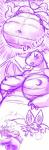 anthro anthrofied bat belly belly_expansion big_breasts breasts comic dragon dragonite expansion female flying generation_1_pokemon generation_6_pokemon hi_res huge_breasts human inflation mammal membrane_(anatomy) membranous_wings monochrome mythological_creature mythological_scalie mythology nintendo noibat oops overweight pokemon pokemon_(species) pokemorph purple_and_white scalie tail vore weasselk wings