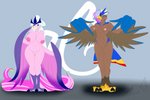 2020 3:2 abs absurd_res accipitrid accipitriform alternate_color anthro anthrofied articuno avian big_breasts bird blueondrive braviary breasts curvy_figure digital_media_(artwork) duo eagle fan_character feather_hands feathered_wings feathers featureless_crotch female female/female generation_1_pokemon generation_5_pokemon hi_res legendary_pokemon muscular muscular_female nintendo nipples pokemon pokemon_(species) pokemorph realistic_wings slightly_chubby slightly_chubby_female tail tail_feathers thick_thighs voluptuous wide_hips winged_arms wings