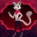 anthro male solo lui2 hazbin_hotel domestic_cat felid feline felis mammal