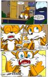 anthro black-rat canid canine comic fox hi_res male mammal miles_prower sega solo sonic_the_hedgehog_(series) transformation