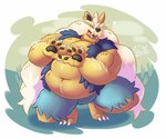 anthro barazoku belly big_belly big_moobs big_pecs black_body black_fur bloated bloaty blue_body blue_fur brown_body brown_fur canid canine canis choco_zer0 domestic_dog engorged facial_hair fur generation_5_pokemon girth grey_body grey_fur hi_res hunting_dog male mammal mature_anthro mature_male moobs musclegut muscular mustache navel nintendo nude obese obese_anthro obese_male overweight overweight_anthro overweight_male pecs pokemon pokemon_(species) rotund round_tummy scottish_terrier solo stoutland tan_body tan_fur teal_body teal_fur terrier thick_fur thick_pecs thick_thighs yorkshire_terrier