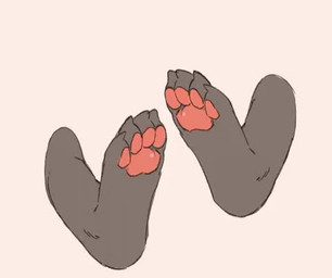 4_toes anthro black_body black_fur curling_toes feet foot_focus fur male pawpads pink_pawpads solo toes hemuchang shin_(hemuchang) canid canine canis domestic_dog mammal 2022 animated frame_by_frame low_res no_sound short_playtime video