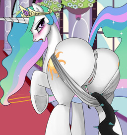 2013 absurd_res anus blush butt crown cutie_mark edit equine female feral friendship_is_magic fur hair hi_res hooves horn horse inside john_joseco kinkypinkie long_hair looking_back mammal multi-colored_hair my_little_pony panties panties_down panty_pull pony presenting presenting_hindquarters presenting_pussy princess_celestia_(mlp) purple_eyes pussy raised_leg raised_tail rammbrony solo standing tentacles underwear undressing white_fur
Rating: Explicit
Score: 23
User: lemongrab
Date: December 21, 2013