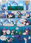 alternate_species angry clothed clothing comic crown cutie_mark dialogue english_text equid equine feathered_wings feathers female friendship_is_magic hair hasbro headgear hi_res horn horse human humanized lauren_faust_(character) magic mammal mauroz multicolored_hair my_little_pony mythological_creature mythological_equine mythology pony purple_hair rarity_(mlp) ribbons smack spike_(mlp) steven_magnet_(mlp) text tiara twilight_sparkle_(mlp) two_tone_hair white_body white_feathers winged_unicorn wings