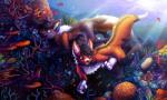 ambiguous_gender anthro bubble coral_reef detailed_background duo fluffy fur happy inner_ear_fluff light multicolored_body multicolored_ears multicolored_fur nude rainbow_ears sea sunlight swimming tuft underwater water chibity fray_the_fox ritter_(krazykit) ambient_coral ambient_fish ambient_sealife anthozoan canid canine canis cnidarian coral domestic_dog fish fox german_shepherd herding_dog mammal marine pastoral_dog sea_sponge 2018 5:3 hi_res