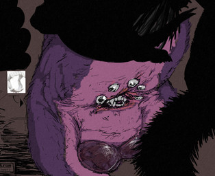 anal_glands anthro anus balls big_balls big_tail black_balls brown_balls fur furry_tail genitals googly_eyes improvised_sex_toy logo lying male male_anthro monotone_anus multicolored_body multicolored_fur nude pink_anus pink_body pink_fur purple_body purple_fur simple_background slightly_chubby slightly_chubby_anthro slightly_chubby_male solo tail tail_anus teeth text textured_background thick_tail three-quarter_view two_tone_balls two_tone_body two_tone_fur hdyly chesawyiin_(cloudweaver) mammal mustelid 2026 artist_logo artist_name colored_sketch digital_drawing_(artwork) digital_media_(artwork) hi_res shaded signature sketch