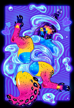 5_toes ambiguous_gender anthro bdsm big_breasts binder_(restraint) blue_breasts blue_butt blue_slime bodily_fluids bondage bondage_gear bound breasts butt cerata_(anatomy) collar cuff_(restraint) duo feet female freckled_breasts freckled_butt freckled_face freckled_legs freckled_tail freckled_thighs freckles genital_fluids genitals glistening glistening_body gynomorph hugging_breasts intersex lying multicolored_body multiple_piercings muzzle_(object) muzzled on_back overweight overweight_anthro overweight_female penetration penis piercing pseudo_hair purple_background restraints serrated_inner_labia sex simple_background slime_inflation slime_sex solo spread_legs spread_vulva spreading tail tentacle_clitoris tentacle_hair tentacles thick_tail toes vaginal vaginal_fluids vaginal_penetration vulva latexslug hazard_(latexslug) aquatic aquatic_gastropod gastropod goo_creature mollusk nudibranch sea_slug slug hi_res