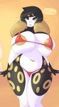 anthro areola big_breasts bikini breasts clothing female huge_breasts markings solo spots spotted_body swimwear two-piece_swimsuit whiskers dullyarts sybil_(dullyarts) mammal marine pinniped seal hi_res