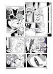 absurd_res against_surface anthro big_breasts breasts breasts_on_glass canid canine comic dialogue duo english_text eulipotyphlan female fox gender_transformation genitals hedgehog hi_res male mammal miles_prower missphase monochrome mtf_transformation nipples nude on_glass pussy sega sonic_the_hedgehog sonic_the_hedgehog_(series) text transformation url