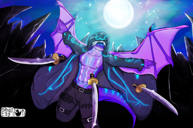 abs anthro athletic athletic_anthro athletic_male clothing dagger grin grinning_at_viewer hood_up hoodie male melee_weapon navel nipples pecs scales smile smiling_at_viewer solo tail tanto throwing topwear ventral_scales weapon wings asphalt_egg mythology grydir_dacanoor_(griffonki) dragon mythological_creature mythological_scalie scalie absurd_res hi_res