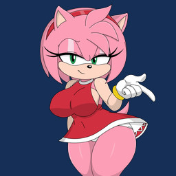 accessory anthro big_breasts breasts clothed clothing dress eyelashes female fur gloves green_eyes hair handwear looking_at_viewer panties pink_body pink_furniture red_clothing red_dress side_boob simple_background smile smiling_at_viewer solo tail thick_thighs transparent_background underwear wide_hips the-sonic-x sega sonic_the_hedgehog_(series) amy_rose eulipotyphlan hedgehog mammal alpha_channel digital_media_(artwork) hi_res