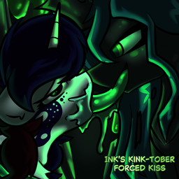 bdsm bondage bound deep_throat duo fellatio female feral forced forced_kiss horn intersex intersex/female kissing oral oral_penetration penetration penile questionable_consent sex slime tongue tongue_out krano_network friendship_is_magic hasbro my_little_pony mythology ink_spill queen_chrysalis_(mlp) changeling_(mlp) equid equine horse mammal mythological_creature mythological_equine pony unicorn 1:1 hi_res