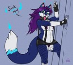 anthro bluecat female metal rave_clothing solo suggestive_look tail conditional_dnp feline_element ketchup_kitty domestic_cat felid feline felis mammal hi_res