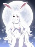 anthro areola bdsm big_breasts black_sclera breasts clitoris female fur genitals hair hands_on_hips nipples nude pubes pussy red_eyes solo white_body white_fur carrotluvr one_piece carrot_(one_piece) sulong_carrot lagomorph leporid mammal minkmen_(one_piece) rabbit 3:4 hi_res