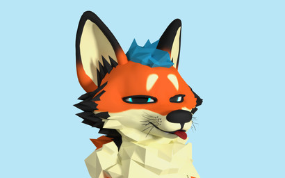 4_toes ambiguous_gender anthro black_body black_fur blue_body blue_eyes blue_fur blue_hair blue_pawpads clothing colored_nails digitigrade ears_up feet fluffy fur hair male nails orange_body orange_fur pawpads simple_background sleeping smile snout solo standing teeth toes tongue tongue_out whiskers white_body white_fur mango_fox canid canine fox mammal taidum 16:10 3d_(artwork) absurd_res blender_(artwork) digital_media_(artwork) hi_res meme widescreen