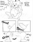 audino bestiality blush comic duo english_text female female_on_human feral generation_5_pokemon genitals grin heart_symbol human human_on_feral imminent_sex interspecies male male/female male_on_feral mammal monochrome n_(pokemon) nintendo nude penis pokemon pokemon_(species) pokephilia pussy questionable_consent roundabout_(artist) sex shocked smile sound_effects text thigh_sex