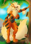 anthro anthrofied breasts female mature_female nipples nude pokemorph solo thick_thighs danilo_correa nintendo pokemon arcanine canid canine generation_1_pokemon mammal pokemon_(species) absurd_res hi_res