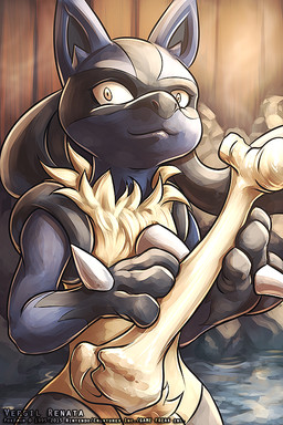 ambiguous_gender blue_fur bone canine creepy fur lucario mammal nintendo pokémon smile solo vergil_renata_(artist) video_games
Rating: Safe
Score: 8
User: DeltaFlame
Date: January 20, 2015 ambiguous_gender blue_fur bone canine creepy fur lucario mammal nintendo pokémon smile solo vergil_renata_(artist) video_games
Rating: Safe
Score: 8
User: DeltaFlame
Date: January 20, 2015