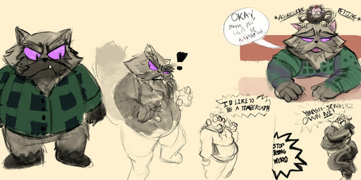 angry anthro beard blush bottomless bottomwear clothed clothed_anthro clothed_male clothing dialogue duo eyewear facial_hair fur glasses green_clothing green_shirt green_topwear grey_body grey_fur grumpy hair half-closed_eyes headpat heart_eyes heart_symbol looking_at_another male male/male multicolored_body multicolored_fur mustache narrowed_eyes overweight overweight_anthro overweight_male pants partially_clothed pattern_clothing pattern_shirt pattern_topwear petting plaid plaid_clothing plaid_shirt plaid_topwear purple_eyes satisfied satisfied_look shirt simple_background size_difference smile speaking_to_another standing surprised sweater sweatpants teeth text topwear topwear_only underbite debudraws dreamworks game_freak kipo_and_the_age_of_wonderbeasts netflix nintendo pokemon fan_character yumyan_hammerpaw domestic_cat felid feline felis generation_6_pokemon mammal pokemon_(species) slurpuff hi_res sketch sketch_page