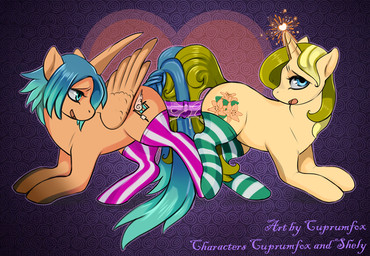2014 artist_cuprumfox blonde_hair blue_hair characters cuprumfox equine female fur green_eyes hair horn horse mammal mane my_little_pony original_characters pegasus pony pussy sex short_hair socks unicorn wings
Rating: Explicit
Score: 0
User: cuprumfox
Date: March 16, 2014