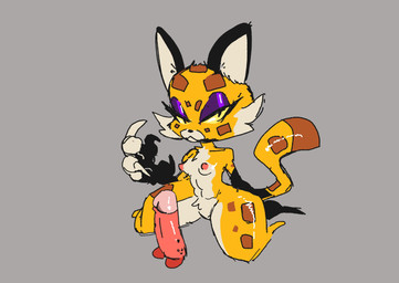 anthro breasts claws countershading duo eyeshadow female fur grey_background half-closed_eyes kneeling looking_at_viewer makeup male narrowed_eyes nipples nude simple_background wide_hips yellow_body yellow_fur spicynutcola kirby_(series) kirby_and_the_forgotten_land nintendo clawroline kirby felid leopard mammal pantherine penis_creature 2022 colored_sketch hi_res sketch